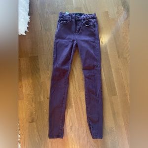 Joe’s jeans maroon, size 24